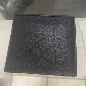 Coach male wallet black